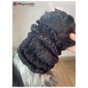 Snood - Protection for long ears - Black lacework
