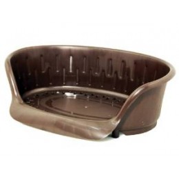 Non slip plastic basket - Brown