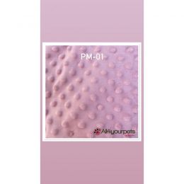 Corbeille dôme ultra-douce de haute qualité, finition « sweet bubble" - Couleur : PM-01 - Rose pastel
