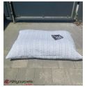 Coussin de haute qualité, tissu très résistant finition « All Seasons » - Couleur : J4- "Gris clair"