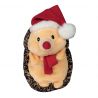 Peluche Herisson de Noël : 17 cm