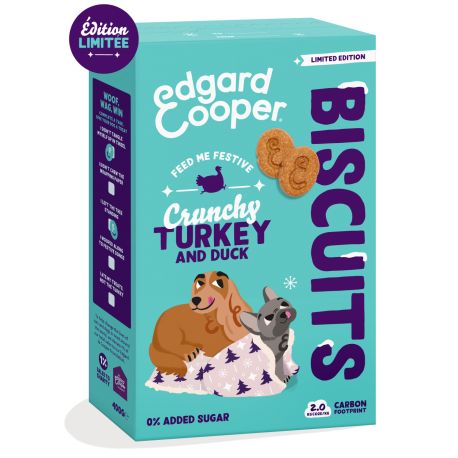 Edgard & Cooper - Biscuits FESTIFS Canard & Dinde