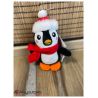 Peluche Pingouin de Noël