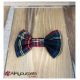 Noeud papillon "Tartan" (s'adapte sur tous les colliers)