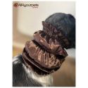 Snood - Cagoule protection oreilles tombantes - Motif "Brown Velvet"