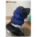 Snood - Cagoule protection oreilles tombantes - Motif Disco Blue