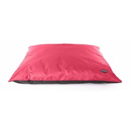 Coussin pour chien et chat - waterproof noir/cerise