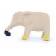 Elephant jaune/gris