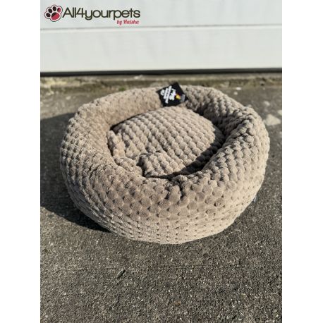 Corbeille dôme ultra-douce de haute qualité, finition « sweet dream" - Couleur : Taupe - C3