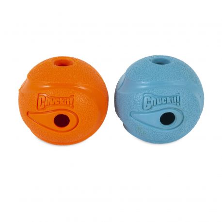 Pack 2 balles Whistler Chuckit : 6.5cm