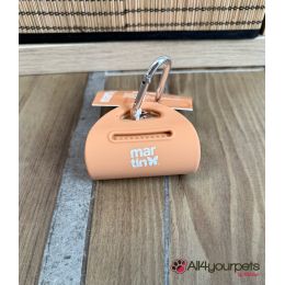 Distributeur sacs à crottes en silicone - bleu