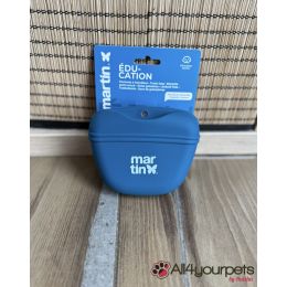Pochette à friandises silicone pour chien - bleu