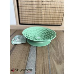 Gamelle de léchage silicone pour chien et chat - bleu