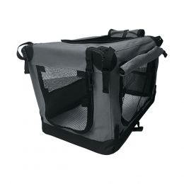 Cage de transport pliable en nylon - Antracithe