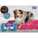 Tapis antidérapant multifonctionnel absorbant brun