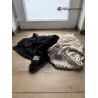 Couverture double souple ultra-doux de haute qualité, finition « sweet bubble » - Couleur : PM-06- Noir 