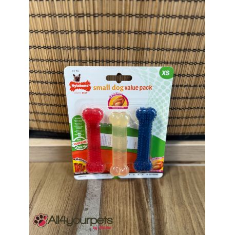 Nylabone - Moderate Chew Small Dog Value Pack - XS