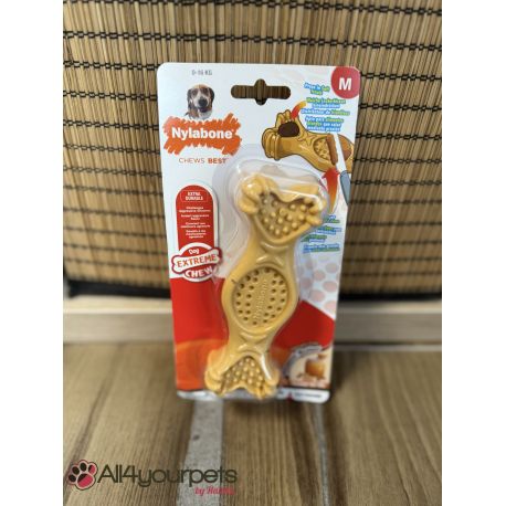 Nylabone - Extreme Chew Cheese Bone - Beure de cachuète - Medium 