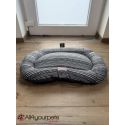 Coussin de haute qualité, coton épais, tissu très résistant finition "White’n’Black Blues" - Couleur : T
