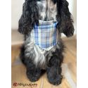 Handmade Bandana - Scarf - Knot Tied - "Stars & Stripes" pattern - Cocker size