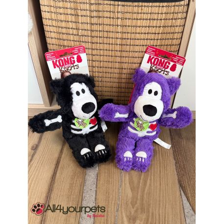 KONG Halloween Wild Knots Skeleton Bear