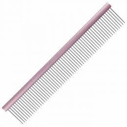 Groom Professional Peigne en Aluminium Spectrum Rose Clair 25 cm