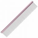 Groom Professional Peigne en Aluminium Spectrum Rose Clair 25 cm