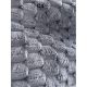 Matelas Ouatiné Surpiqué 6 Points - Haute qualité, finition « sweet dream" - Couleur : Gris foncé - C4