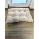 Matelas Ouatiné Surpiqué 6 Points - Haute qualité, finition « sweet dream" - Couleur : Beige - C2