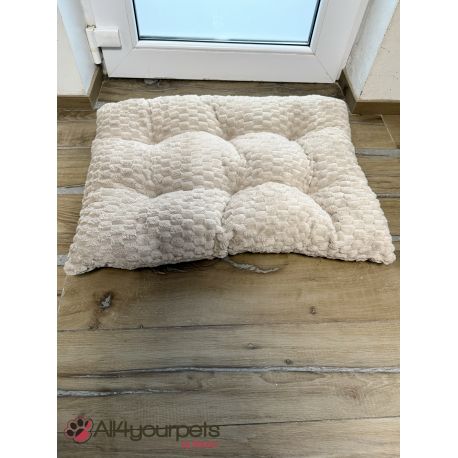 Matelas Ouatiné Surpiqué 6 Points - Haute qualité, finition « sweet dream" - Couleur : Beige - C2