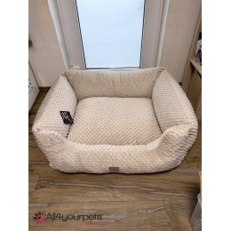 Canapé Sofa totalment déhoussable Premium ultra-douce de haute qualité, finition « sweet bubble" - Couleur : PM-02 - Beige