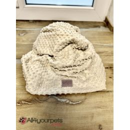 Plaid ultra-doux de haute qualité, finition « sweet bubble » - Couleur : PM-09 - Gris foncé - Taille 