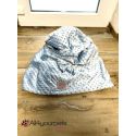 Couverture double souple ultra-doux de haute qualité, finition « sweet bubble" - Couleur : PM-012 - Bleu gris