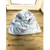 Couverture double souple ultra-doux de haute qualité, finition « sweet bubble" - Couleur : PM-012 - Bleu gris