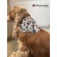 Bandana - Foulard -Fait main -Enfilable sur collier - Motif "" - Taille "Cocker"