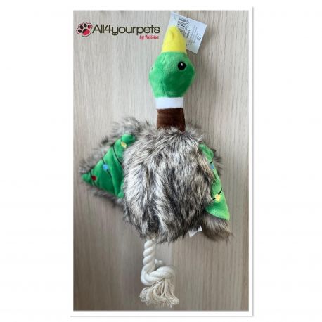 Peluche canard de Noël