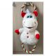 Peluche licorne de Noël