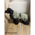 Manteau pour chien 'Uppsala" 2 en 1- Kaki