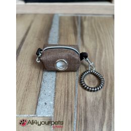 Etui à ramasse-crottes "fait main" - Motif « Chocolate »