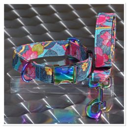 Handmade Fabric Leash, "Bow Tie" pattern