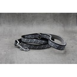 Handmade Leash, "Purple Fantasia" pattern