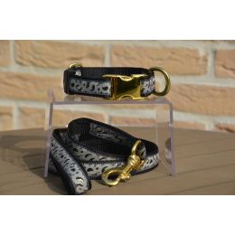 Handmade Leash, "Blue Decode" pattern