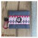Etui à ramasse-crottes "fait main" - Motif "Pink Tartan"