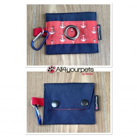 Etui à ramasse-crottes "fait main" - Motif ""