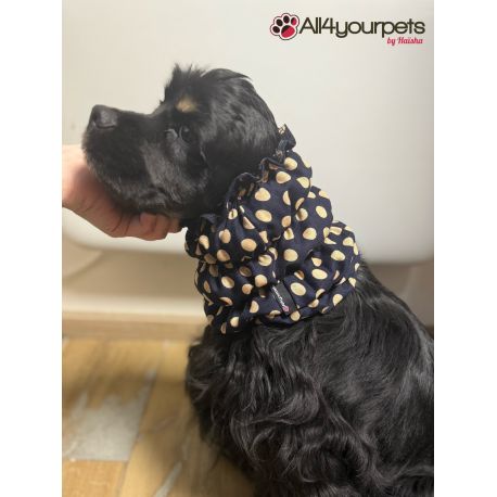 Snood - Cagoule protection oreilles tombantes - Motif Pretty Blue