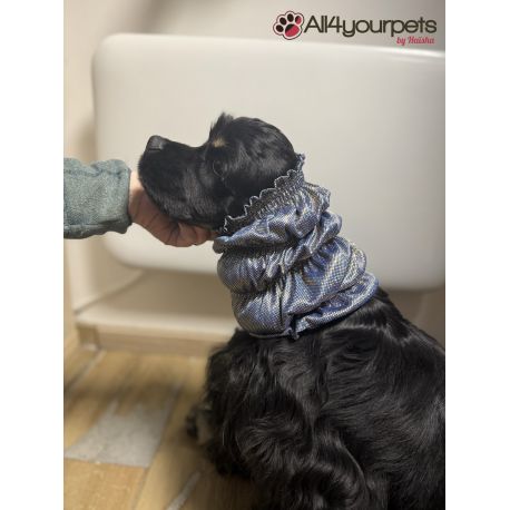 Snood - Cagoule protection oreilles tombantes - Motif Glitter Blue