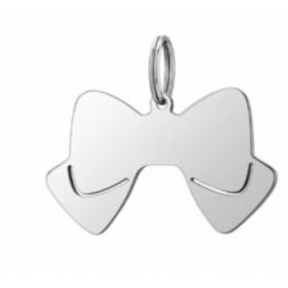 Médaille "noeud" en acier inoxydable 