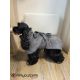 Peignoir de bain pour chiens Riga - Gris