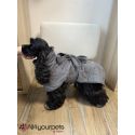 Peignoir de bain pour chiens Riga - Gris