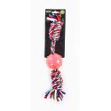 Jouet corde + balle pour petit chien et chiot